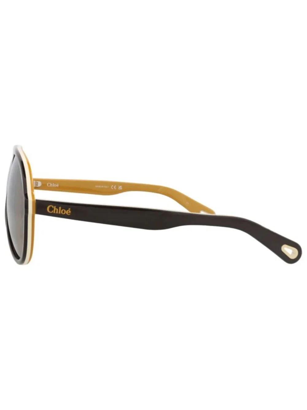 New Chloé Women's Eyeglasses Aviator Brown Brown Bronze